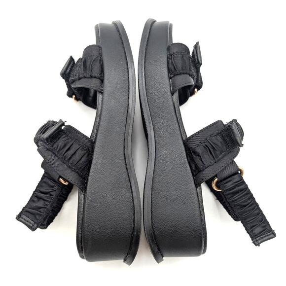 Chinese Laundry Cashy Platform Wedge Sandal Women's Black Size US8M EU38.5 - Picture 6 of 12